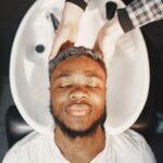 Man having his hair washed and scalp massaged